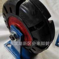 優質橡膠重型萬向輪單輪承載1噸2噸5噸