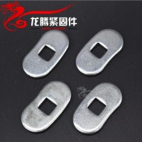 龍騰廠家生產(chǎn)異形墊 長圓形帶孔墊片 訂做各種異型墊 來圖定制