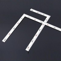 木工測量工具魯信鋼直角尺 不銹鋼拐尺 木工魯班拐尺