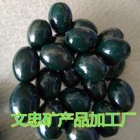 健康產(chǎn)品鍺石托瑪琳能量珠負(fù)離子珠 炫彩綠長(zhǎng)圓珠 鍺石