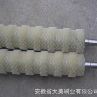 批發供應拋光打磨毛刷輥 清洗機異形刷工業毛刷 尼龍螺旋毛刷滾