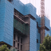 高層建筑防護網鍍鋅沖孔爬架網