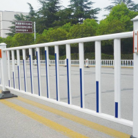 社區道路彩鋼圍擋 人行道路隔離護欄