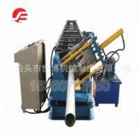 河北壓瓦機廠供應天溝雨水管壓型設備別墅房屋建筑落水管成型機