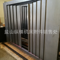 數控機床導軌伸縮式鋼板防護罩 拉筋拉簧鋼板導軌防護罩