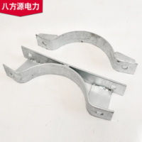 現貨供應橫擔抱箍線桿扁鐵用拉線單吊橫擔抱箍多種型號