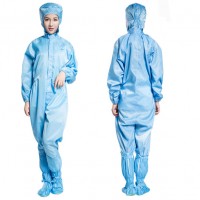 防靜電連體服防靜電防護服條紋連體服防靜電無塵服定制批發