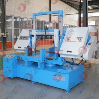 GB4250X角度金屬帶鋸床 雙立柱結構 受力均勻切面平整