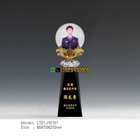 最美逆行者 2021抗疫紀念品 警局表彰獎杯定做個人榮譽獎杯