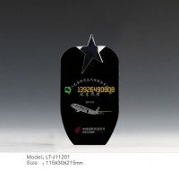 航空公司獎杯,機場先進工作者獎杯水晶獎杯,最高榮譽獎杯定做