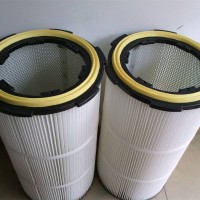 工業除塵濾芯六耳快拆內外護網粉末回收車間拋丸機布袋上裝式濾筒