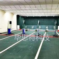 雙屏模擬影像訓練靶場方案，模擬一箱訓練設備，室內靶場設備
