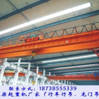 廣西桂林雙梁行車廠家20噸航吊常規跨度生產