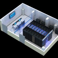 上海機房封閉冷通道效果圖制作|某職業(yè)技術學院搬遷中標案例