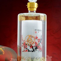 廣西工藝酒瓶企業_宏藝玻璃制品公司廠家訂制空心造型酒瓶