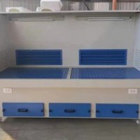 青海打磨臺車間除塵設備定制_創世高科環保生產拋光打磨臺除塵器
