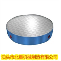 鑄鐵檢驗圓形工作臺 圓形平板 T型槽鑄鐵圓形平臺 北重制造