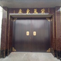 公寓銅門(mén)任丘廠家安裝，商業(yè)大樓銅門(mén)任丘廠家安裝