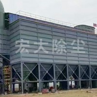 內蒙古布袋式除塵器-宏大除塵設備訂制3800平氣箱式除塵器