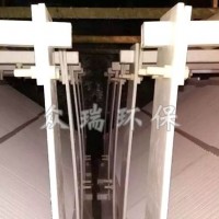 浙江除霧器生產廠家|河北眾瑞環保公司加工屋脊反沖洗支撐架