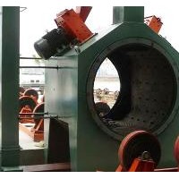 山西鋼管外壁拋丸機~興泊鑄造機械訂制通過式鋼管外壁拋丸清理機