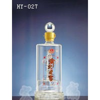 重慶工藝酒瓶廠家|宏藝玻璃制品公司生產制造內畫酒瓶
