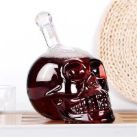 河北華企手工藝酒瓶吹制玻璃工藝酒瓶高硼硅玻璃泡酒瓶醒酒器