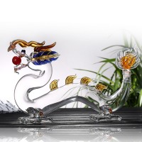 河北華企吹制高硼硅玻璃工藝酒瓶十二生肖龍酒瓶白酒酒瓶包裝廠(chǎng)家