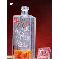 河北手工工藝酒瓶加工企業(yè)|宏藝玻璃制品公司廠家訂制內(nèi)置酒瓶