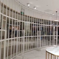 洗車行汽車裝飾水晶折疊門河北任丘生產(chǎn)廠家