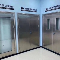 商場(chǎng)不銹鋼防火門(mén)河北廠(chǎng)家，商城不銹鋼大玻璃防火門(mén)安裝廠(chǎng)家