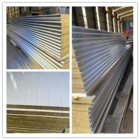 彩鋼巖棉復合板鋼結構屋面保溫隔熱材料