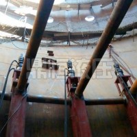 山東液壓頂升設備加工廠家-鼎恒液壓訂做煤氣柜頂提升設備