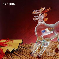 山西玻璃工藝酒瓶廠家|宏藝玻璃制品廠家訂制酒瓶