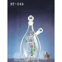 河北玻璃工藝酒瓶制造企業-河間宏藝公司廠家定制內置酒瓶