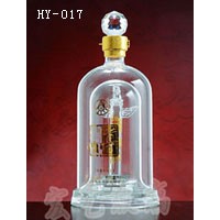 福建工藝玻璃酒瓶生產(chǎn)廠家_河間宏藝公司廠家定制酒瓶
